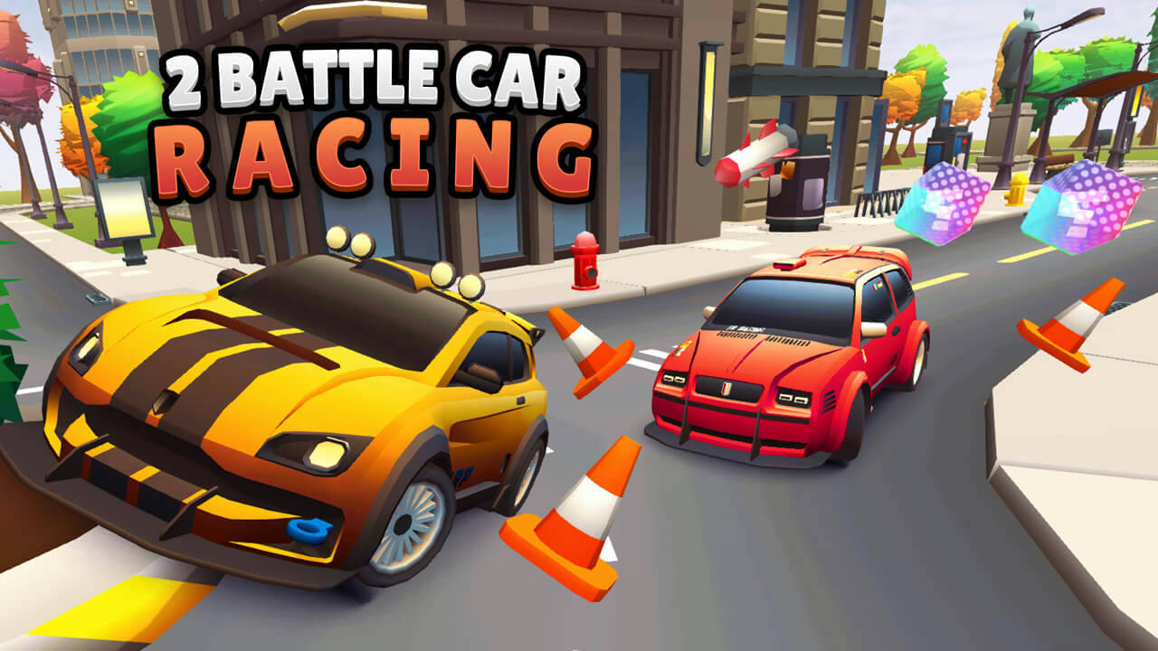 Play 2 Player Battle Car Racing