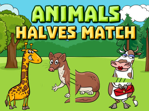 Play Animals Halves Match