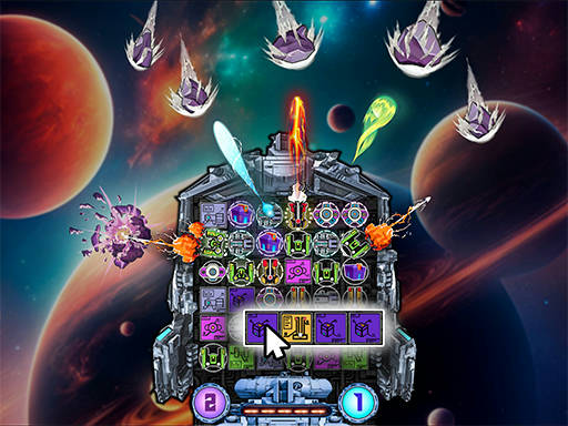 Play Asteroid Shield: Tile-Matching Space Defense