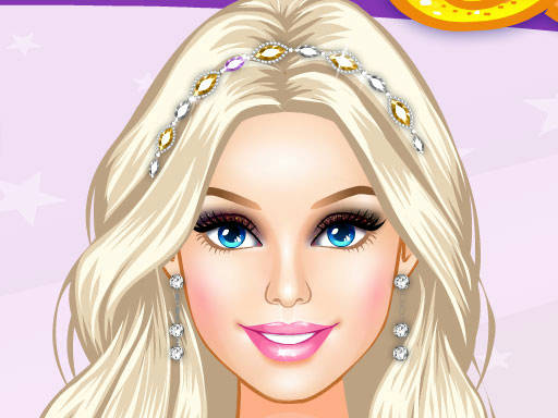 Play Barbie make up time