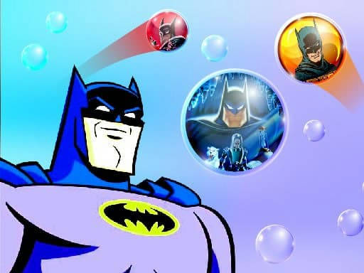 Play Batman Bubble Shoot Puzzle