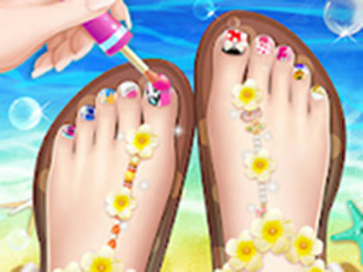 Play Beautiful Toenail Salon - Pedicure Game For Girls