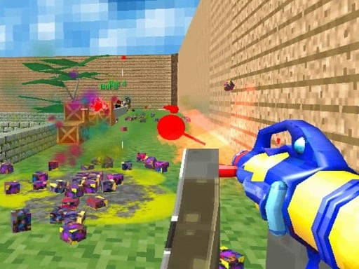 Play Blocky Gun Paintball 2022