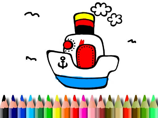 Play BTS Boat Coloring