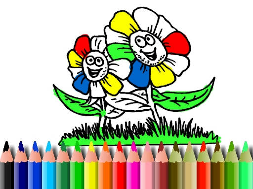 Play BTS Flowers Coloring