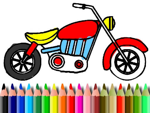 Play BTS Motorbike Coloring