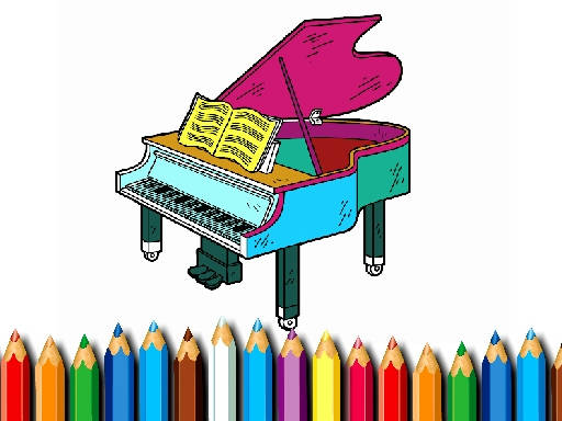 Play BTS Piano Coloring Book