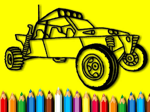 Play BTS Rally Car Coloring Book