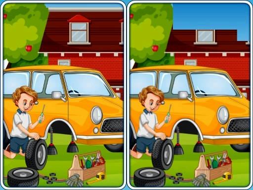 Play Car Garage Differences