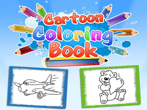 Play Cartoon Coloring Book Game