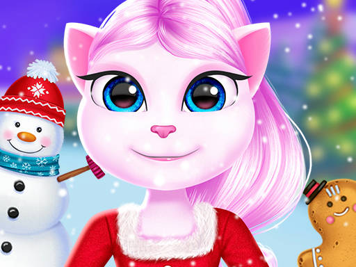 Play Cat Girl Christmas Decor Game