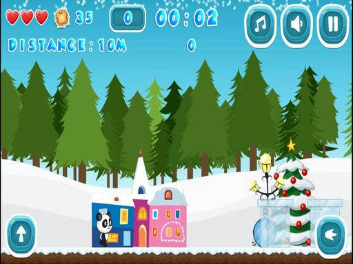 Play Christmas Panda Run