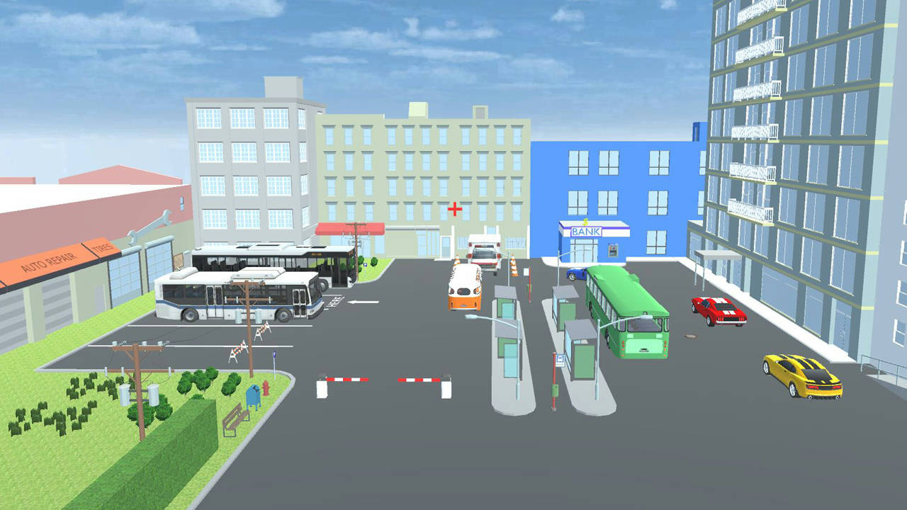 Play City Bus Parking Simulator Challenge 3D