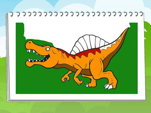 Play Coloring Book Dinosaurs