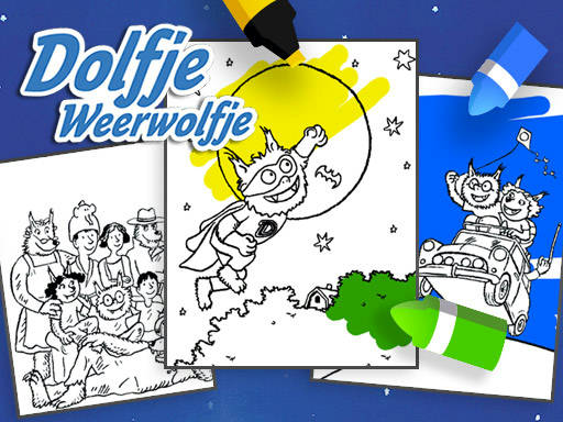 Play Coloring Dolfje Weerwolfje