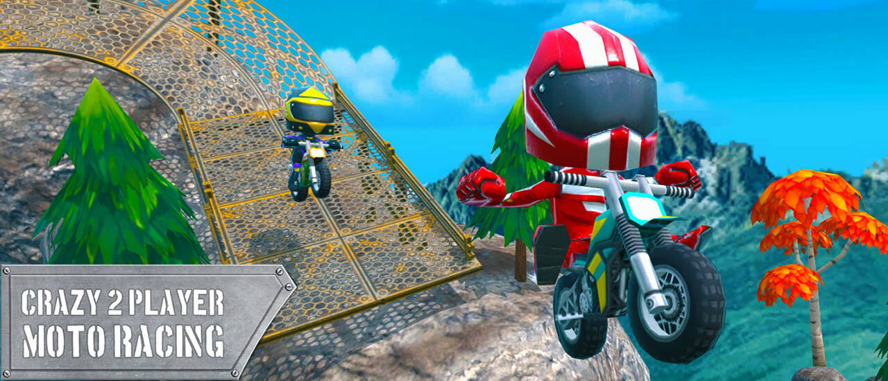 Play Crazy 2 Player Moto Racing