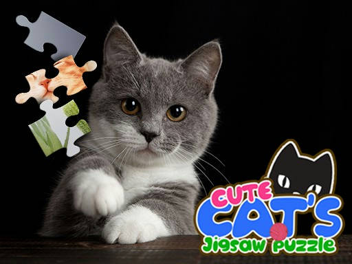 Play CUTE CATS JIGSAW PUZZLE