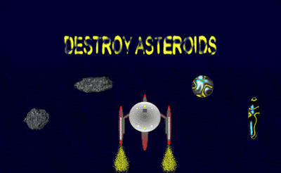 Play Destroy Asteroids