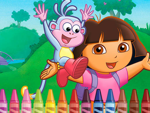 Play Dora the Explorer 4 Coloring