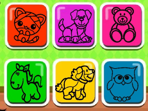 Play Easy Kids Coloring Game