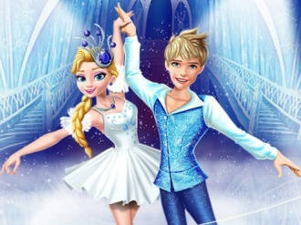 Play Elsa and Jack Ice Ballet