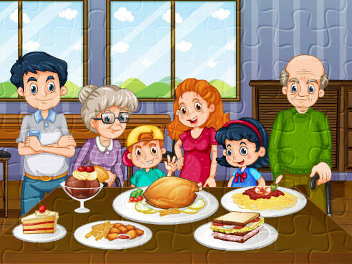 Play Family Dinner Jigsaw