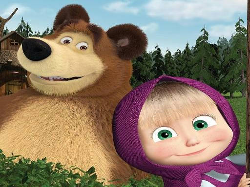 Play Farm Masha and the Bear Educational Games online