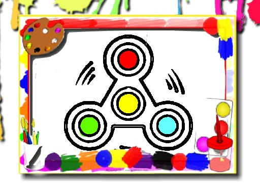 Play Fidget Spinner Coloring Book