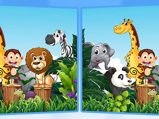 Play Find Seven Differences - Animals