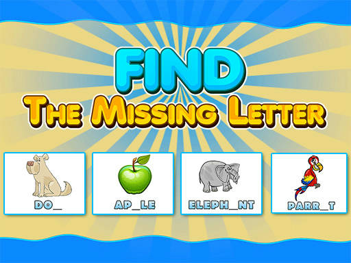 Play Find The Missing Letter