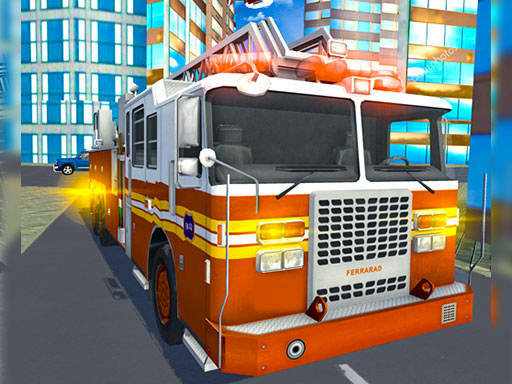 Play Fire City Truck Rescue Driving Simulator