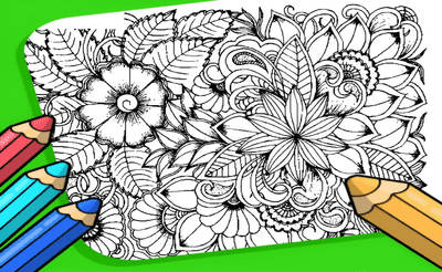 Play Flowers Coloring Game for Adults