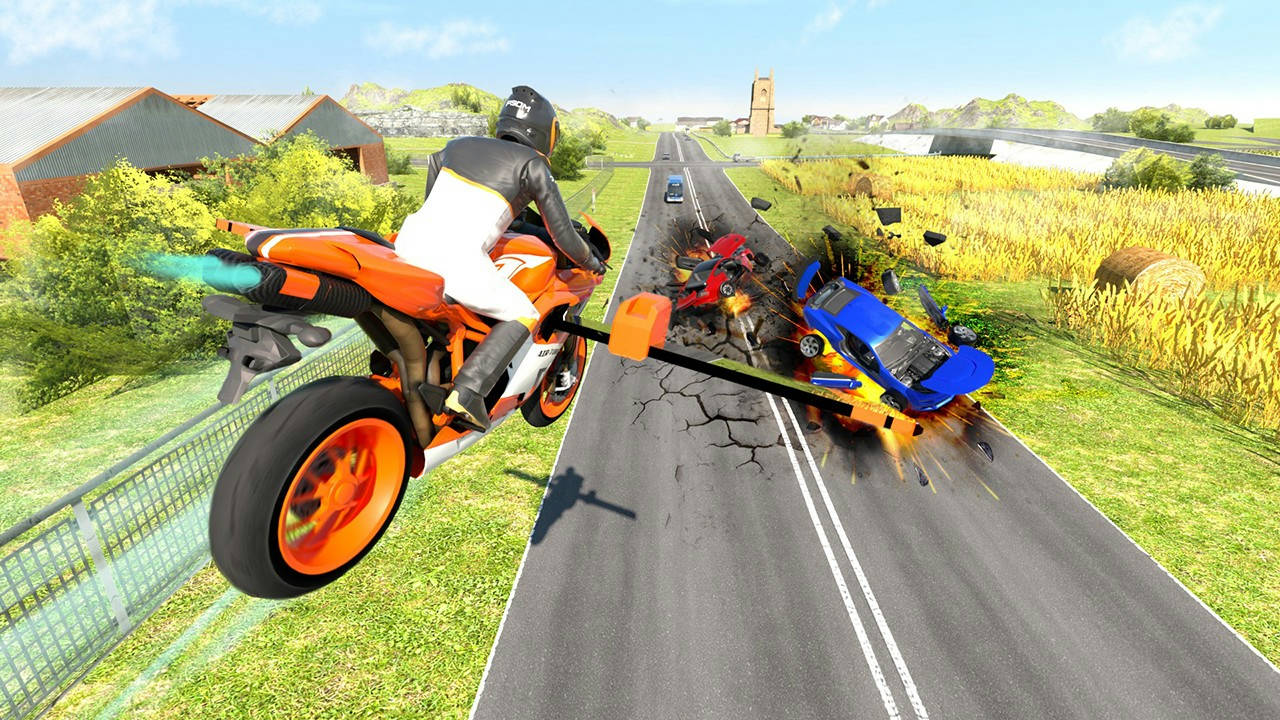 Play Flying Motorbike Driving Simulator