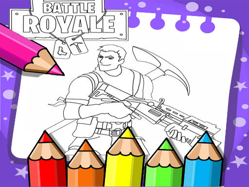 Play Fortnite Coloring Book Game