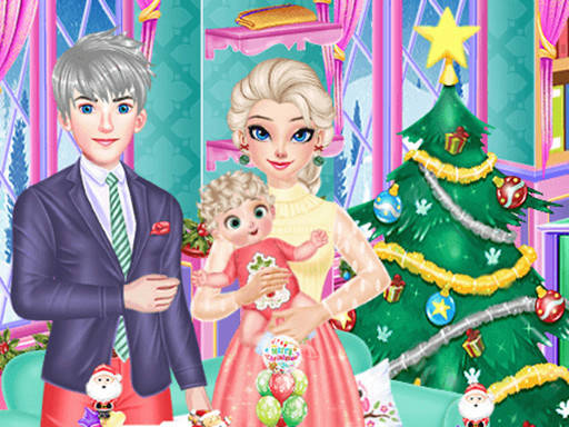 Play Frozen Family Christmas Preparation