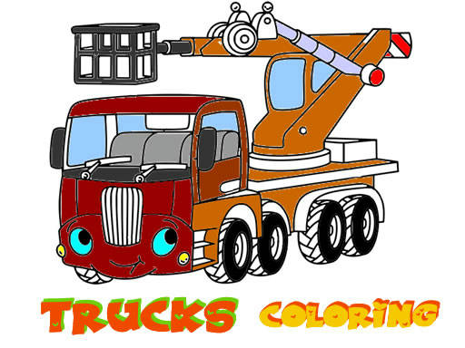 Play Funny Trucks Coloring