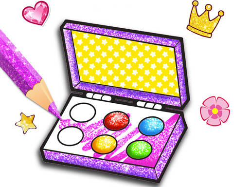 Play Glitter Beauty Coloring And Drawing