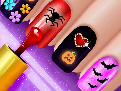 Play Glow Halloween Nails