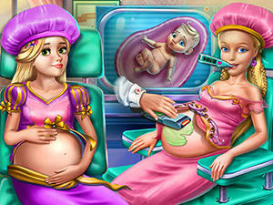 Play Goldie Princesses Pregnant Check up