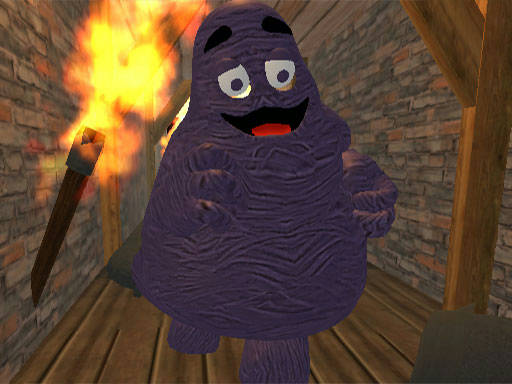 Play Grimace Shake Burn or Die