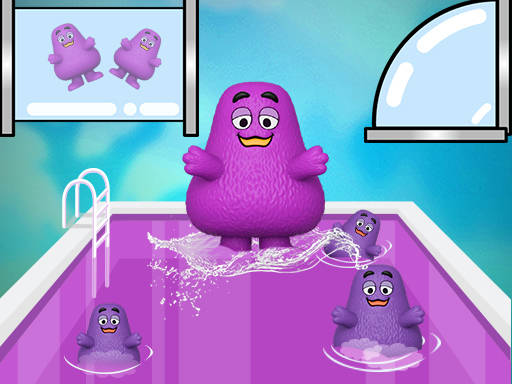 Play Grimace Shake Slide