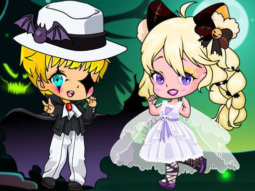 Play Halloween Chibi Couple