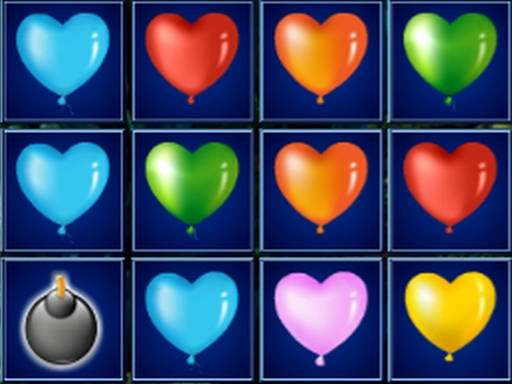 Play Heart Balloons Block Collapse