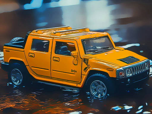 Play Hummer Jeep Puzzle