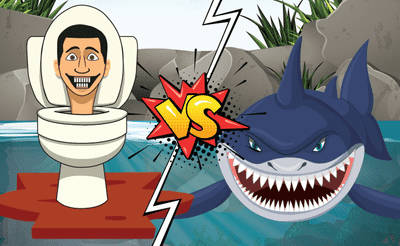 Play Hungry Shark Vs Skibidi