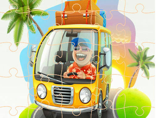 Play KIDS CAR PUZZLE