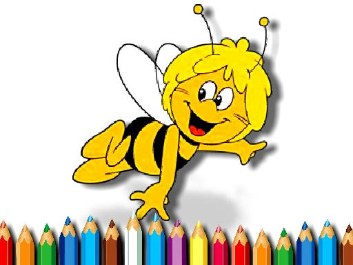 Play Maja the Bee Coloring Book