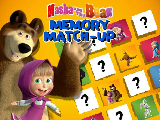 Play Masha and the Bear Memory Match Up