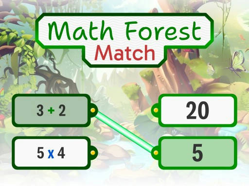 Play Math Forest Match