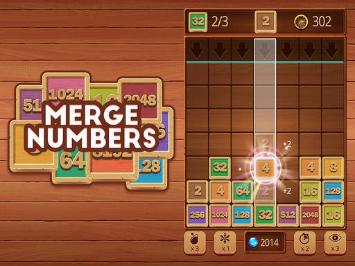 Play Merge Numbers Wooden edition